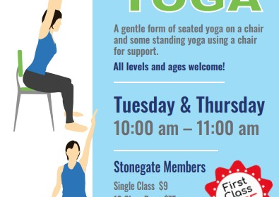 Chair Yoga at Stonegate